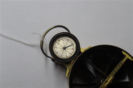 A brass anemometer by Davis Derby and a William Harples brace